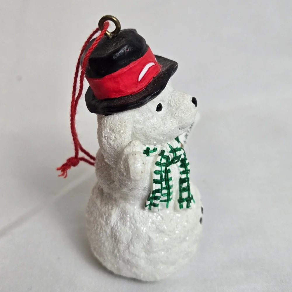 Pet Holiday Luv-A-Pet 2000 Snow Puppy Dog Christmas Ornament‎ & Box Vintage Y2K
